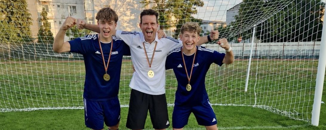 Auf dem Bild von links: Paul Wagner, Fabian Schmidt und Mathis Strauß.