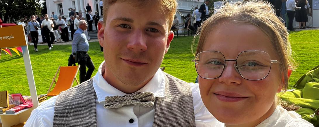 Franka Gerstmeyr und ihre Begleitung Max Bauer