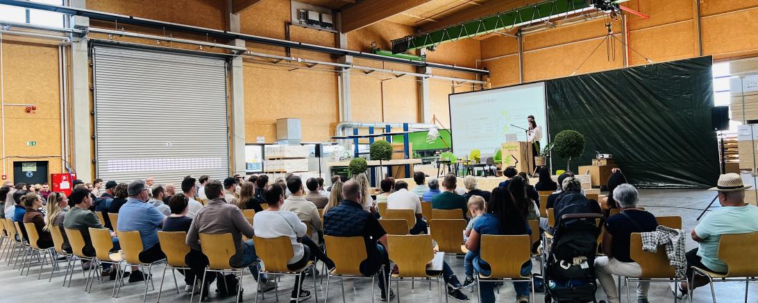 Impulsvorträge und Diskussionsrunden mit den Taglieber-Experten sowie Sanierungs- sowie Neubauherren 