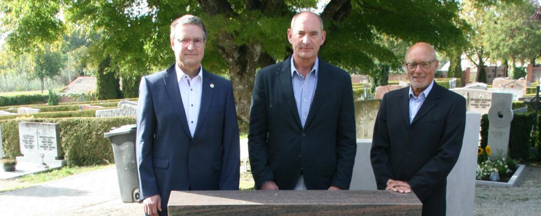Stiftungsvorstand v.L.: Dr. Alexander Baur, Dr. Frank Erckmann und Günther Treimer