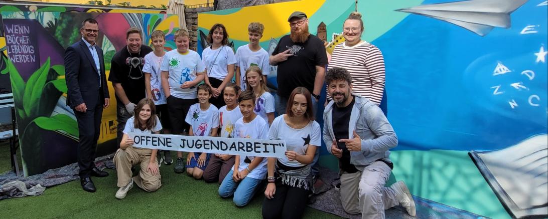 Der Graffiti-Workshop wurde ein voller Erfolg.