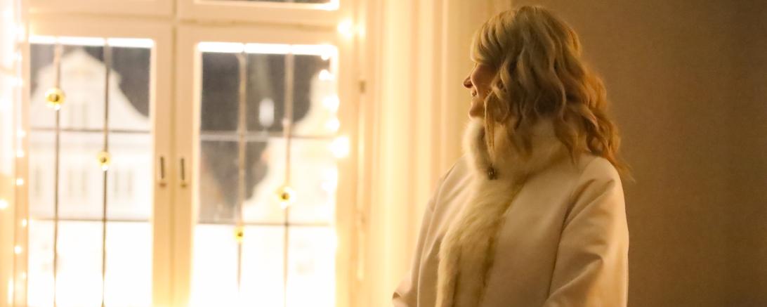 Lea Hönle als das letztjährige Wemdinger Christkind  