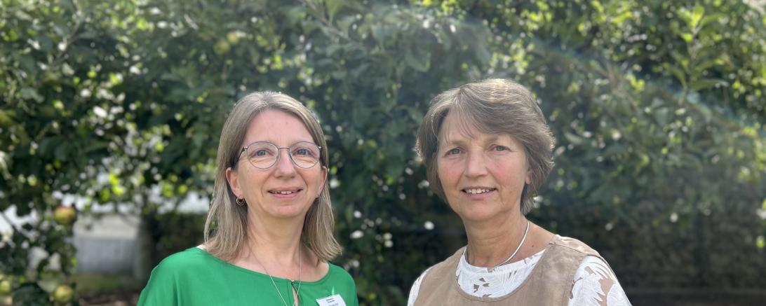 Claudia Keil (l.) und Helga Eger-Geiger. 