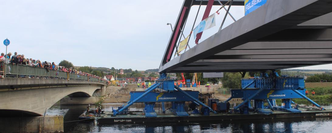 Donaubrücke Marxheim Einschwimmen 