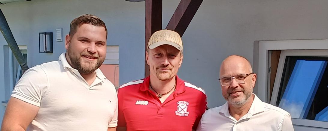 Max Jaumann (links), Veit Sommerschuh (mitte) und Markus Eisenbarth (rechts).