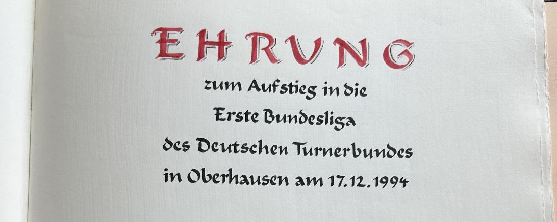 Ehrung Turner 
