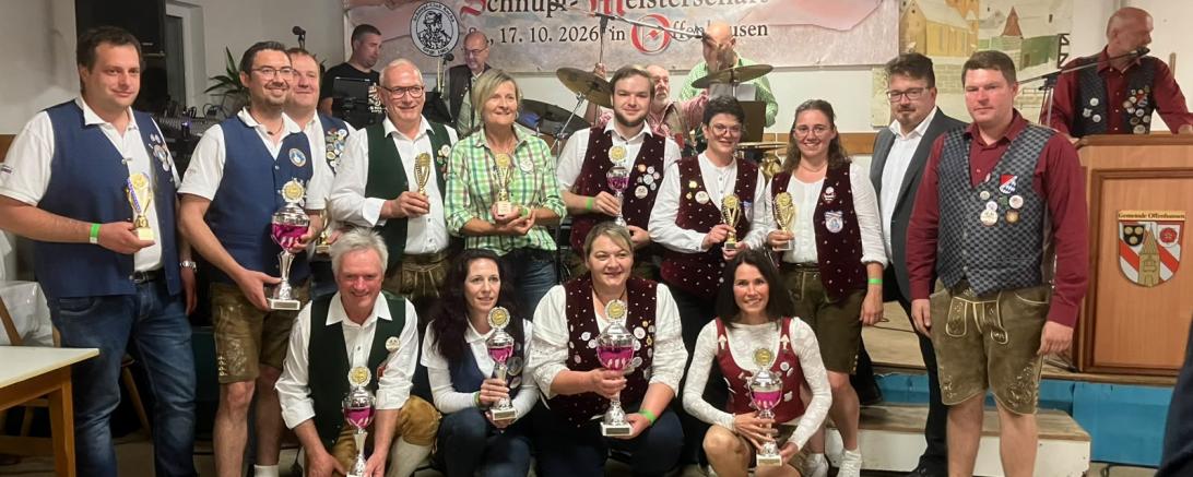Zum 57. Mal wurde der deutsche Meistertitel im Schnupfen vergeben.