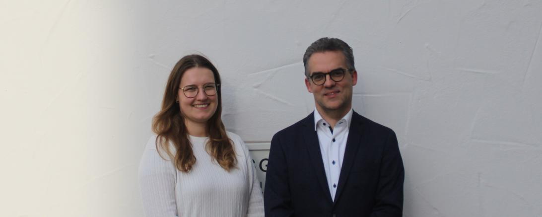 Die neuen Richter Lydia Mandischer und Thomas Kolbe
