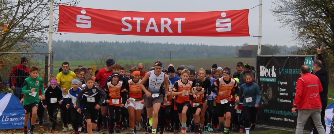 Start um Lauf in Mauren 2024 