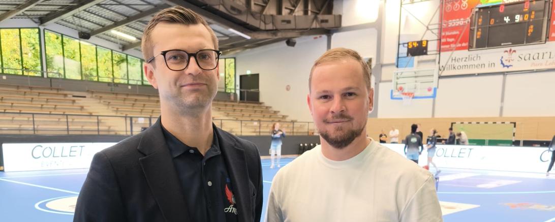 Das Spiel der beiden lettischen Headcoaches geht an Ex-Angel und Saarlouis‘ Matiss Rozlapa