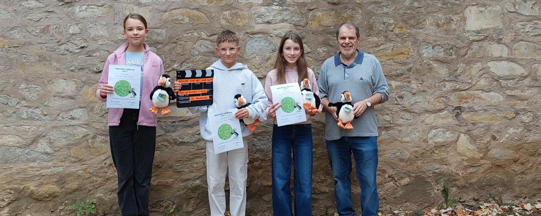 Moviebande: Sofia Ledergos, Aaron Sengenberger, Linda Weißgerber, Dieter Scholz