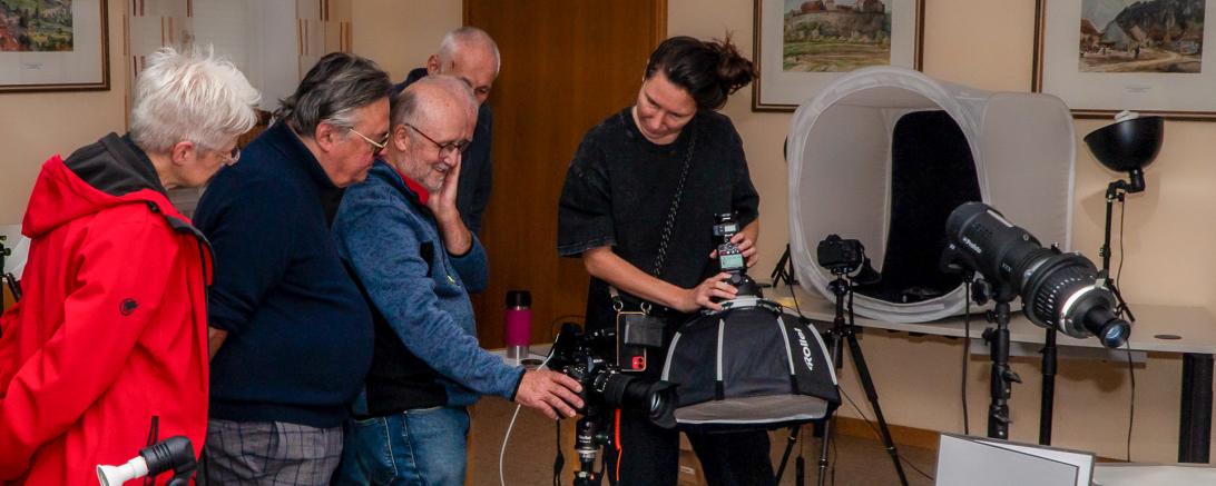 Viel Interessantes gab es beim Tabletop-Workshop der Fotofreunde Harburg.