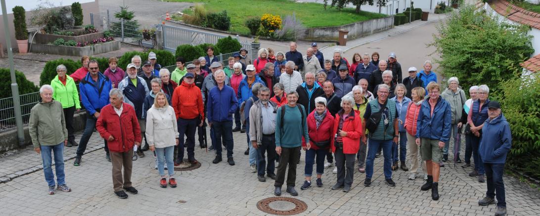 Teilnehmer der SoMit Wanderung 09.09.2026 Daiting