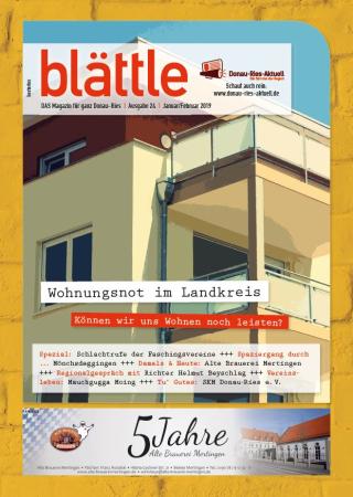 Die Titelseite des blättle 24