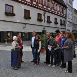 Das Bild zeigt die Themenführung „Auf den Spuren der Hexenprozesse“.