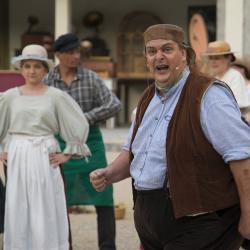 Generlaprobe zu "My Fair Lady" auf der Freilichtbühne am Mangoldfelsen. 