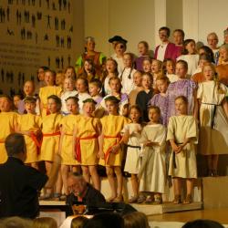 Kinderkantorei beim Musical „Da staunt der Römer“ 1.6.2018