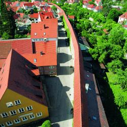 Die Stadtmauer Nördlingen.