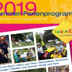 Titelbild vom Sommer-Ferienprogramm 2019 der Stadt Donauwörth 