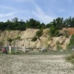 Das Bild zeigt das Erlebnis-Geotop Lindle