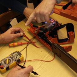 Auf dem Bild zu sehen ist ein Ausschnitt aus dem Repaircafe 