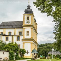 Das Bild zeigt eine Wallfahrtskirche