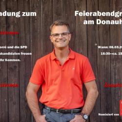 Feierabendgrillen am Donauhafen