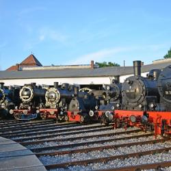Bayerischen Eisenbahnmuseum Nördlingen macht Dampf