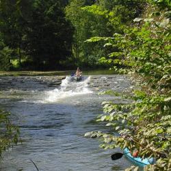 Kanu, Altmühltal, Wasserrutsche