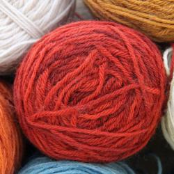 Bunte Wollknäuel