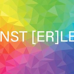Auf dem Bild sieht man den Veranstaltungsflyer von "Kunst (er)lebt".