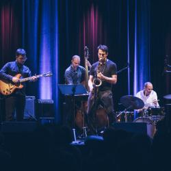 Das Bild zeigt das Rick Hollander Quartet feat. Brian Levy 