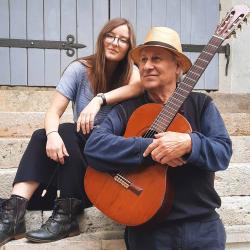 Reiner Panitz mit Tochter Flavia