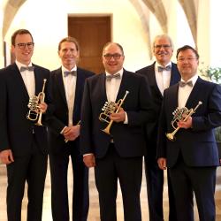 Das Bild zeigt das Bachtrompeten Ensemble Nördlingen.