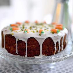 Karottenkuchen.