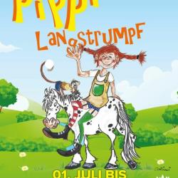 Das Bild zeigt das Plakat zur Pippi Langstrumpf Vorstellung.