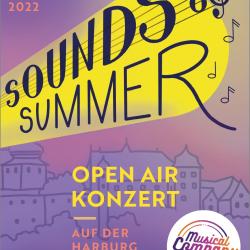 Das Bild zeigt das Plakat zum Open-Air-Konzert "Sounds of Summer".