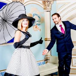 Die Musical-Stars Stefanie Hertel und Stuart Sumner.
