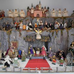 Bei der kleinen Krippenschau im Donauwörther Heimatmuseum ist eine Barockkrippe zu sehen.