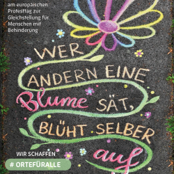 Straßenmalkreide-Aktion