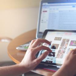 Die Nutzung der digitalen Medien.