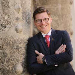 Oberbürgermeister David Wittner lädt anlässlich der Hälfte seiner Amtszeit zur persönlichen Rathausführung ein. 