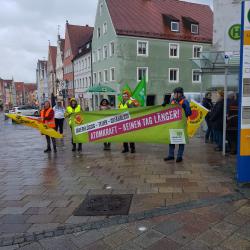 Die Mahnwache zur Energiewende.