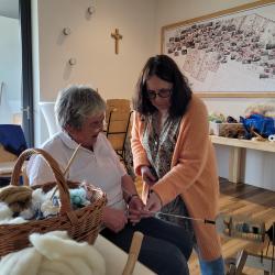 Heike Baumgärtner, Spinnstube Oettingen.