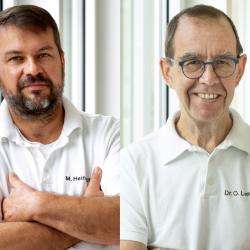 Oberärzte Dr. Heinrich und Dr. Lembcke.