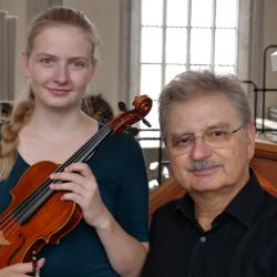 Katharina Knauer, Violine und Udo Knauer, Orgel.