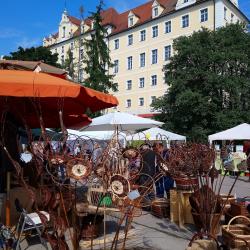 Der traditionelle Ökomarkt in Donauwörth.
