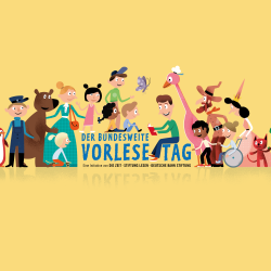 Das Logo vom Bundesweiten Vorlesetag.