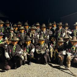 Der Sternenmarsch der Huaderle mit anschließender Jubuläumsfeier.