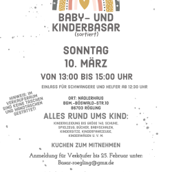 Baby- und Kinderbasar Rögling